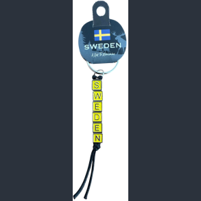 Keyring SE Letters Yellow