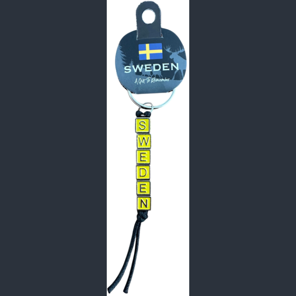 Keyring SE Letters Yellow