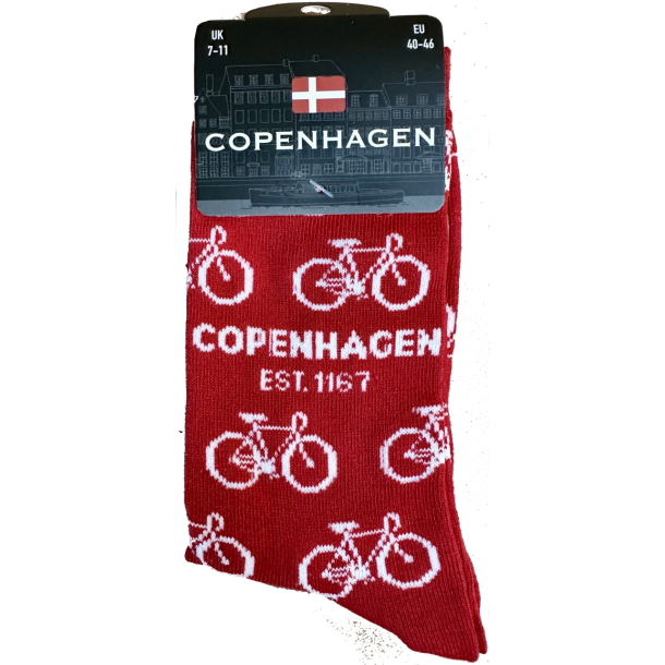 Sock MAN CPH Bike Multi Red