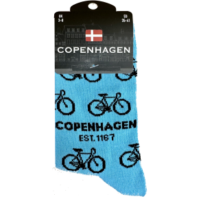 Sock LADY CPH Bike Multi Sky Blue