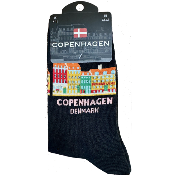 Sock MAN CPH Houses Black