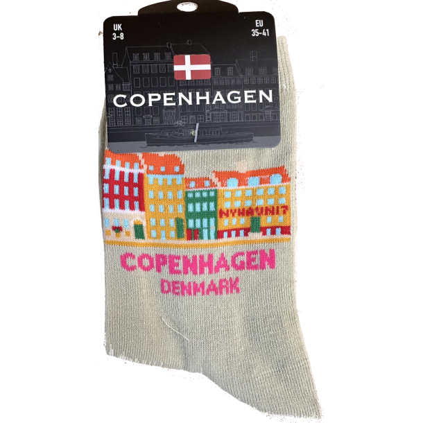 Sock LADY CPH Houses Beige