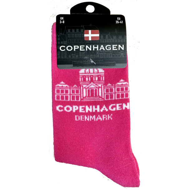 Sock LADY CPH Castle Pink