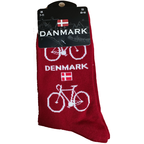 Sock MAN DK Bike Single Bordeaux