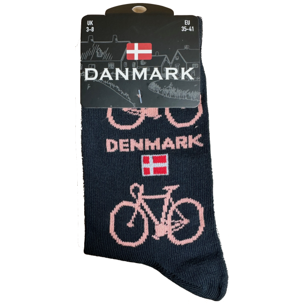 Sock LADY DK Bike Single Grey/Pink