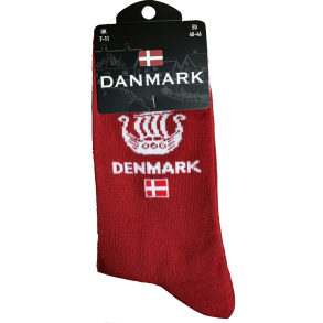 Sock MAN DK Ship Multi Red