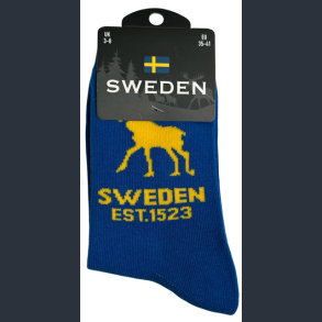 Sock LADY SE Moose Blue/Yellow