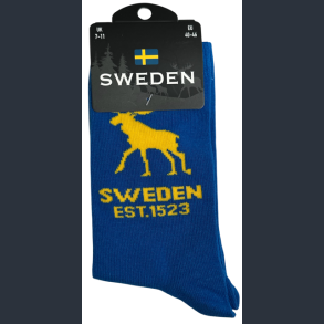 Sock MAN SE Moose Blue/Yellow