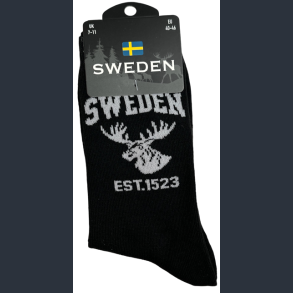 Sock MAN SE Moose Head Black/White