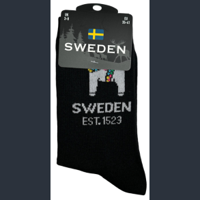 Sock LADY SE Horse Black/White