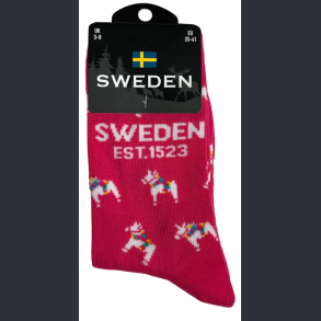 Sock LADY SE Horse Multi Pink/White