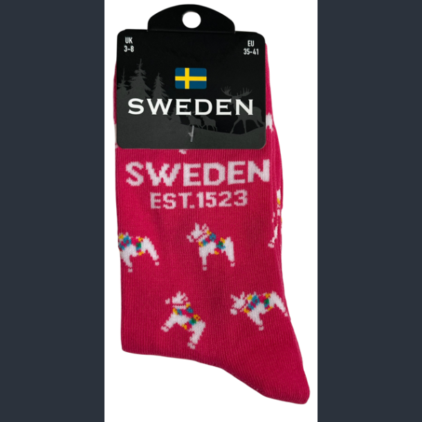 Sock LADY SE Horse Multi Pink/White
