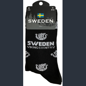 Sock MAN SE Viking Ship Multi Black/White