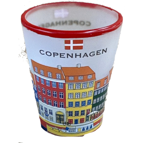 Shotglas CPH Houses Red