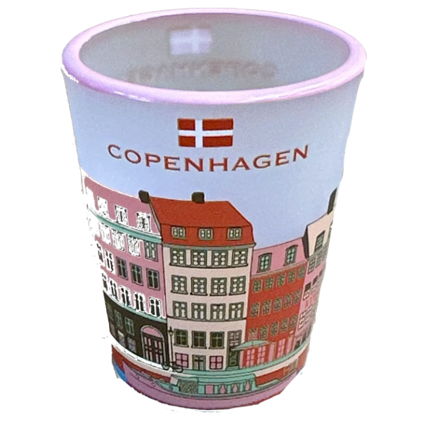 Shotglas CPH Houses Pink