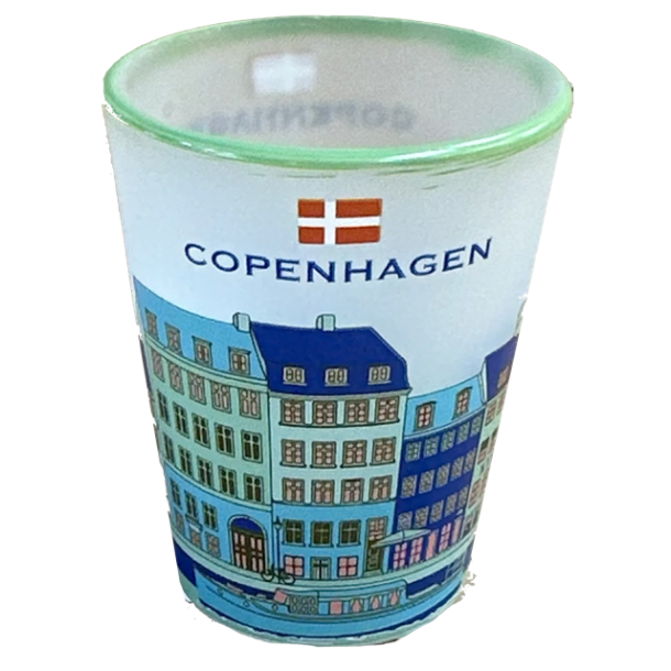Shotglas CPH Houses Green