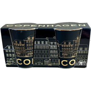 Shotglas Set CPH City Gold