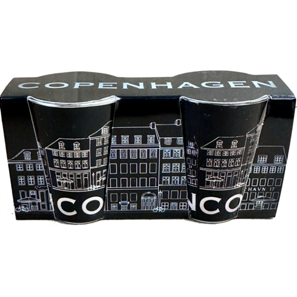 Shotglas Set CPH City Silver