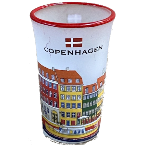 Shotglas CPH Houses High Red