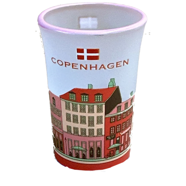 Shotglas CPH Houses High Pink