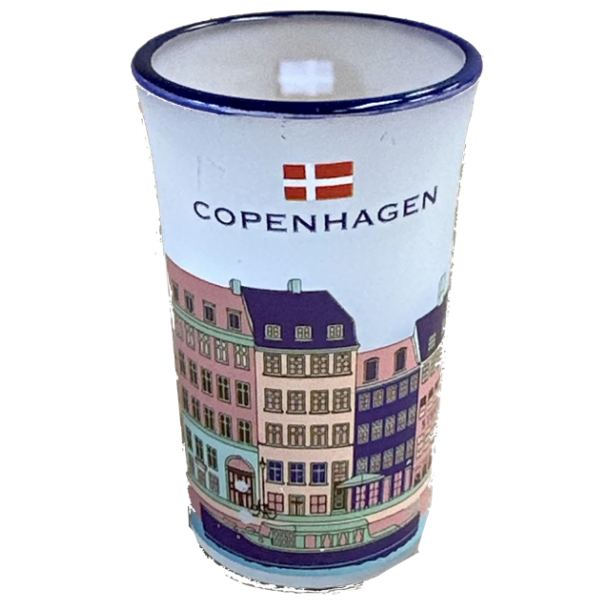 Shotglas CPH Houses High Blue