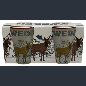 Shotglas Set SE Moose Winter