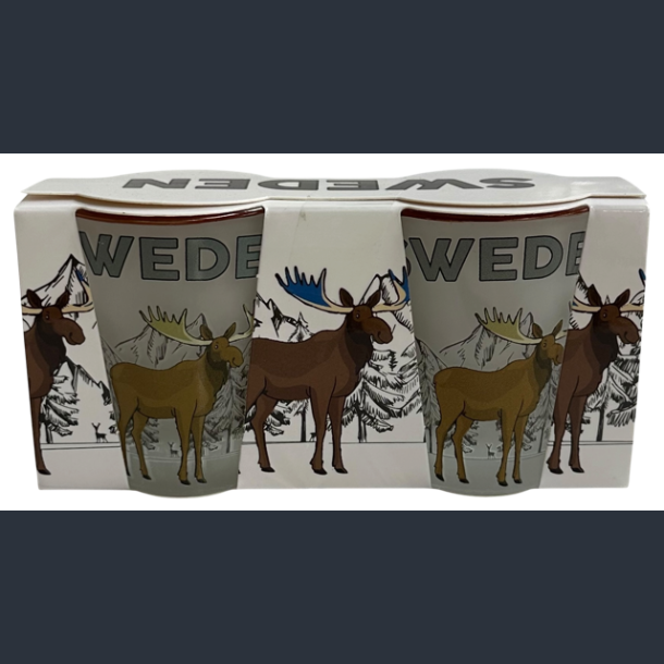 Shotglas Set SE Moose Winter