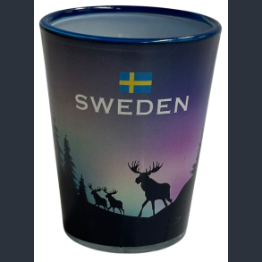 Shotglas SE EST. Northern Lights