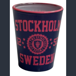 Shotglas STO EST. Navy/Pink