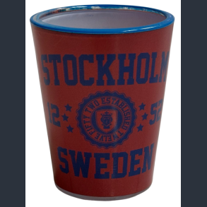 Shotglas STO EST. Red/Blue