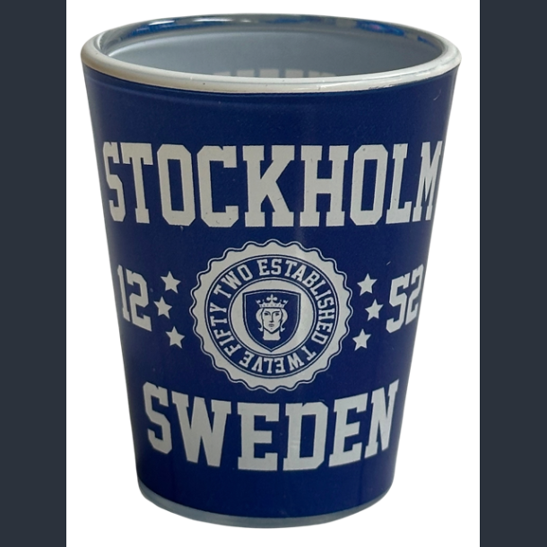 Shotglas STO EST. Blue/White