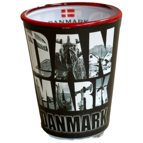 Shotglas DK Photo Letters Black