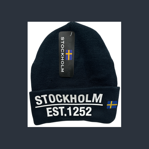 Beanie STO Letters Navy