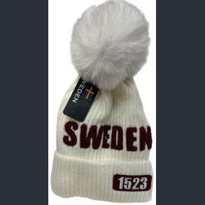 Winterhat SE Pom EST. 1523 White/Burgundy