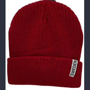 Beanie SE Folded Lines Red
