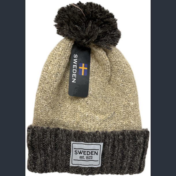 Winterhat SE Pom Grey/Beige