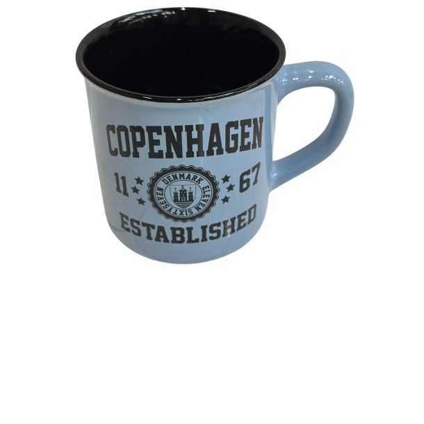 Mug CPH EST. Lightblue/Black