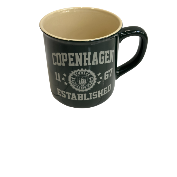 Mug CPH EST. Green/Beige