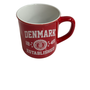 Mug DK EST. Red/White