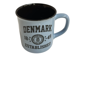 Mug DK EST. Lightblue/Black