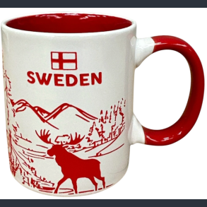 Mugs SE Countryside White/Red