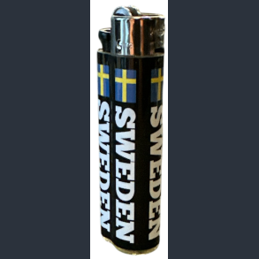 Lighter SE Sweden Flag Black/White