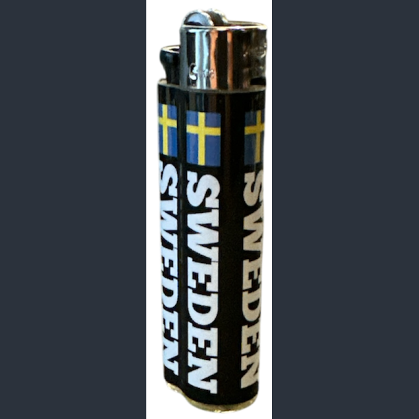 Lighter SE Sweden Flag Black/White