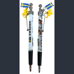 Pen SE Flag Moose White