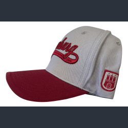 Cap HAM Baseball Est. Grey Burgundy