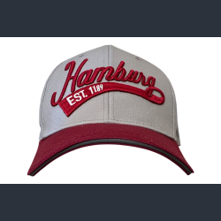 Cap HAM Baseball Est. Grey Burgundy