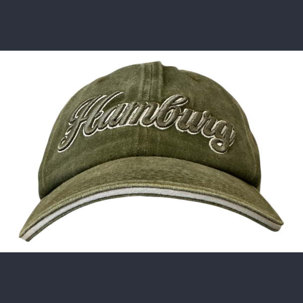 Cap HAM Classic Denim Olive White