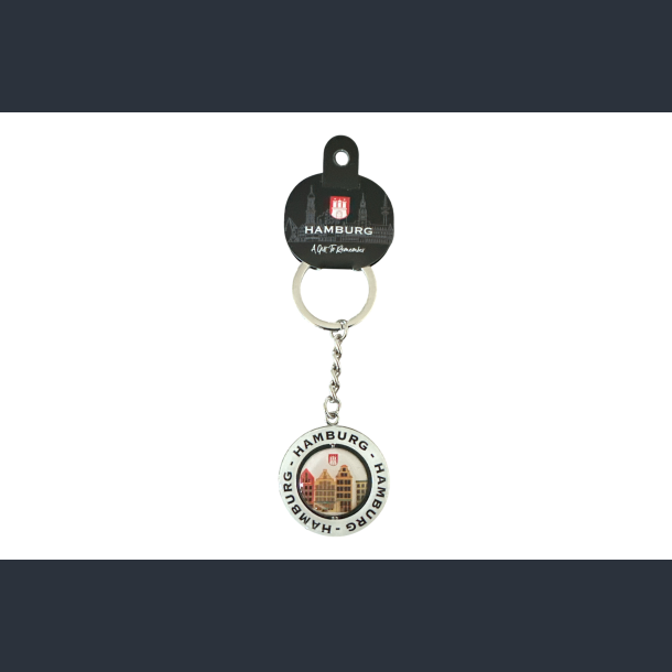 Keychain HAM Twister Houses White