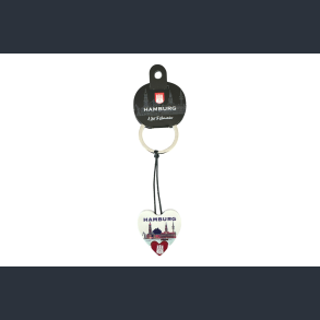 Keychain HAM Heart Navy