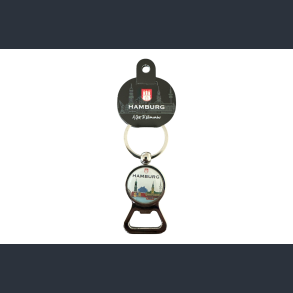 Keychain HAM Round Opener Multi Colors